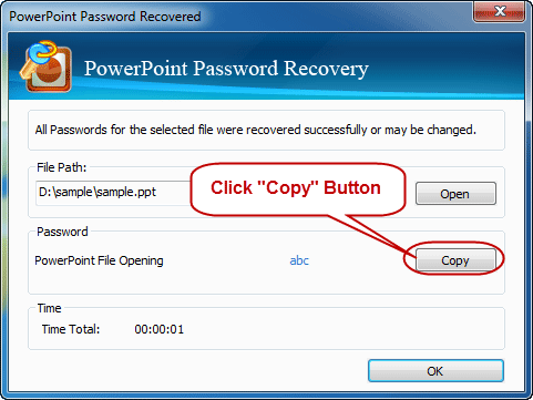 Successfully recover ppt password