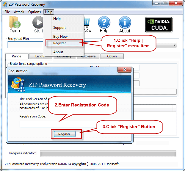 advanced zip password recovery serial