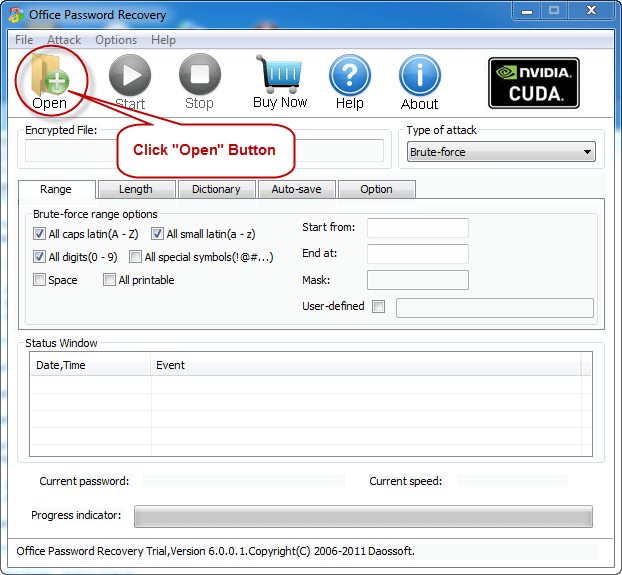 Import a locked Office document